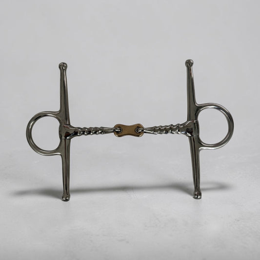 Full Cheek Corkscrew French Link Snaffle - Alorian Custom Bit