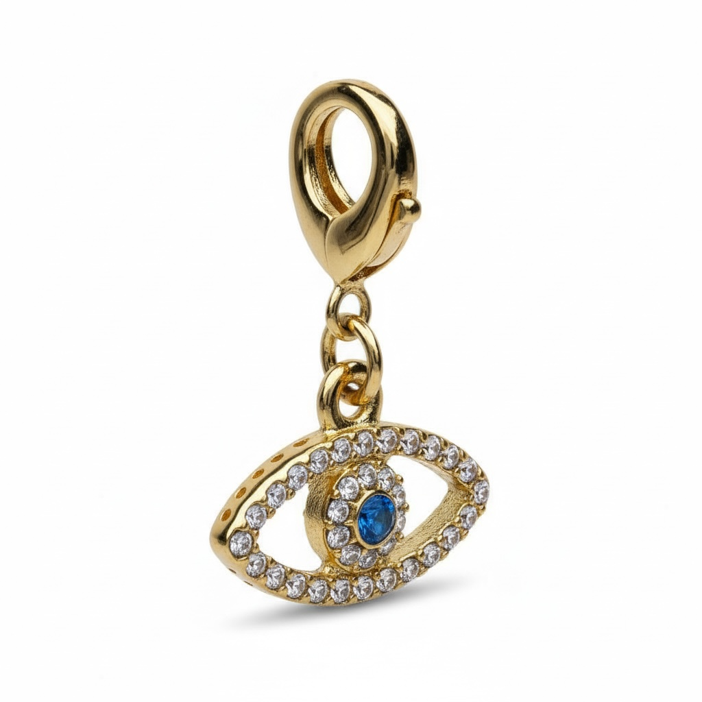 Dubois Cheval Sparkly Evil Eye Braid Charm