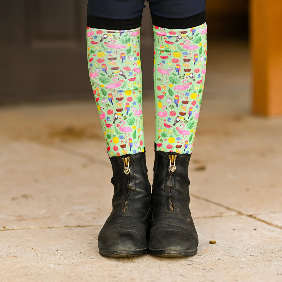 Tropic Like It's Hot - Dreamers & Schemers Pair & a Spare  Youth Socks