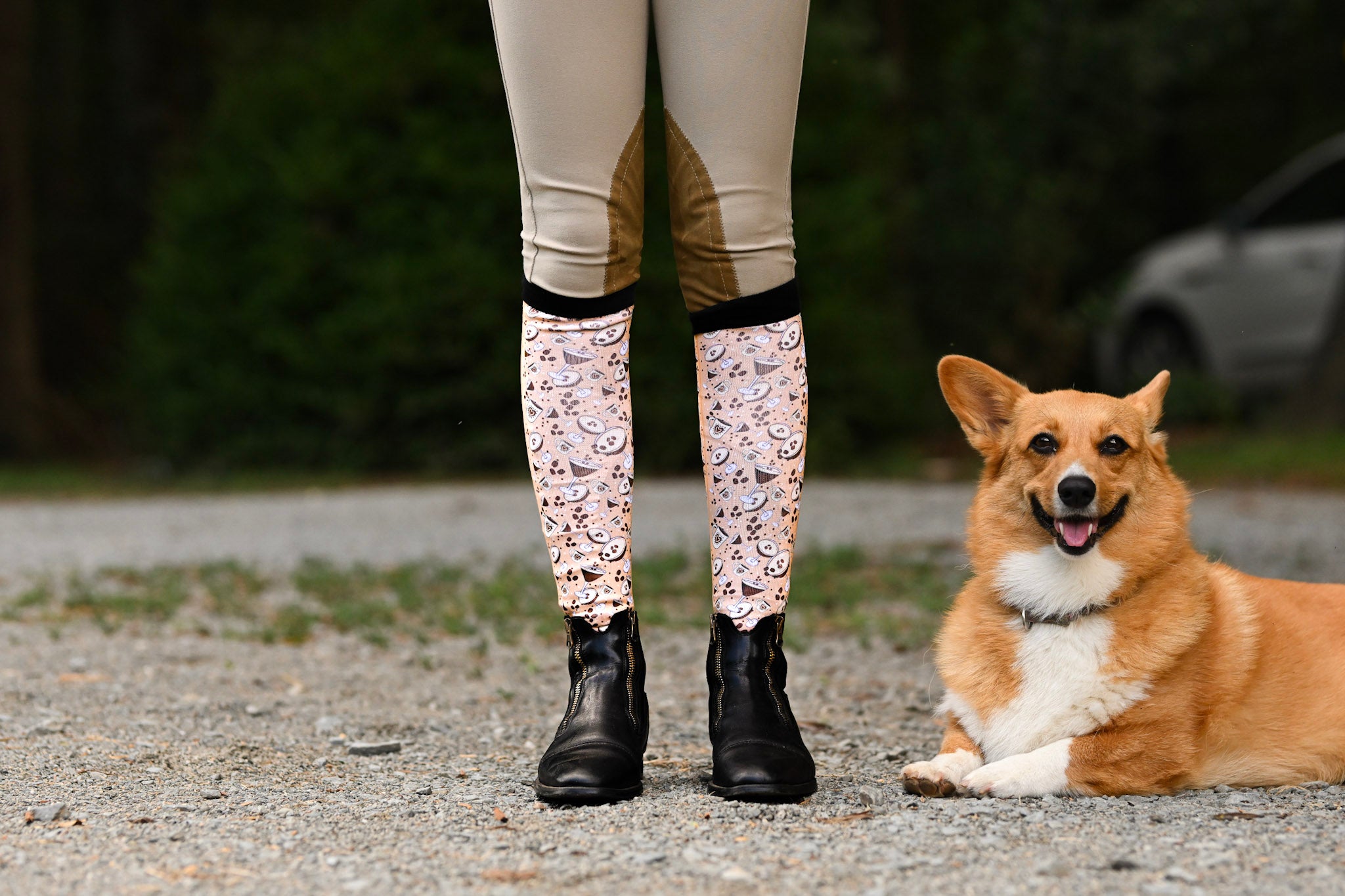 Dreamers & Schemers ESPRESSO YOURSELF Pair & A Spare Boot Socks