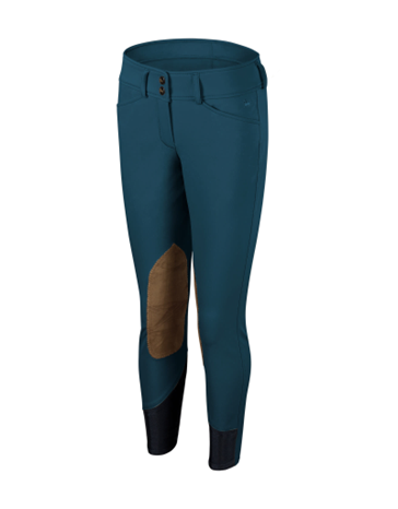 RJ Classics Girls Avery Euro Seat Knee Patch Breech