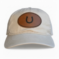 Load image into Gallery viewer, Lucky Horseshoe - Leather Patch Cotton Baseball Cap by Dubois Cheval
