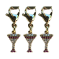 Load image into Gallery viewer, Dubois Cheval Braid Charm - Sparkly Martini
