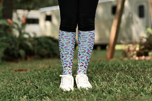 Dreamers & Schemers SNACK ATTACK Pair & A Spare Boot Socks