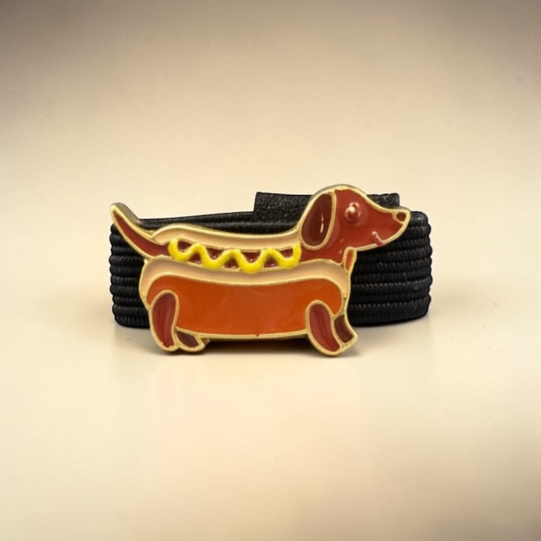 Dubois Cheval Hot Dog Crop Charm