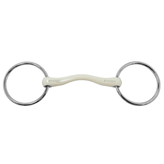 Stübben 1301 Fine Line Flex Loose Ring Snaffle Bit