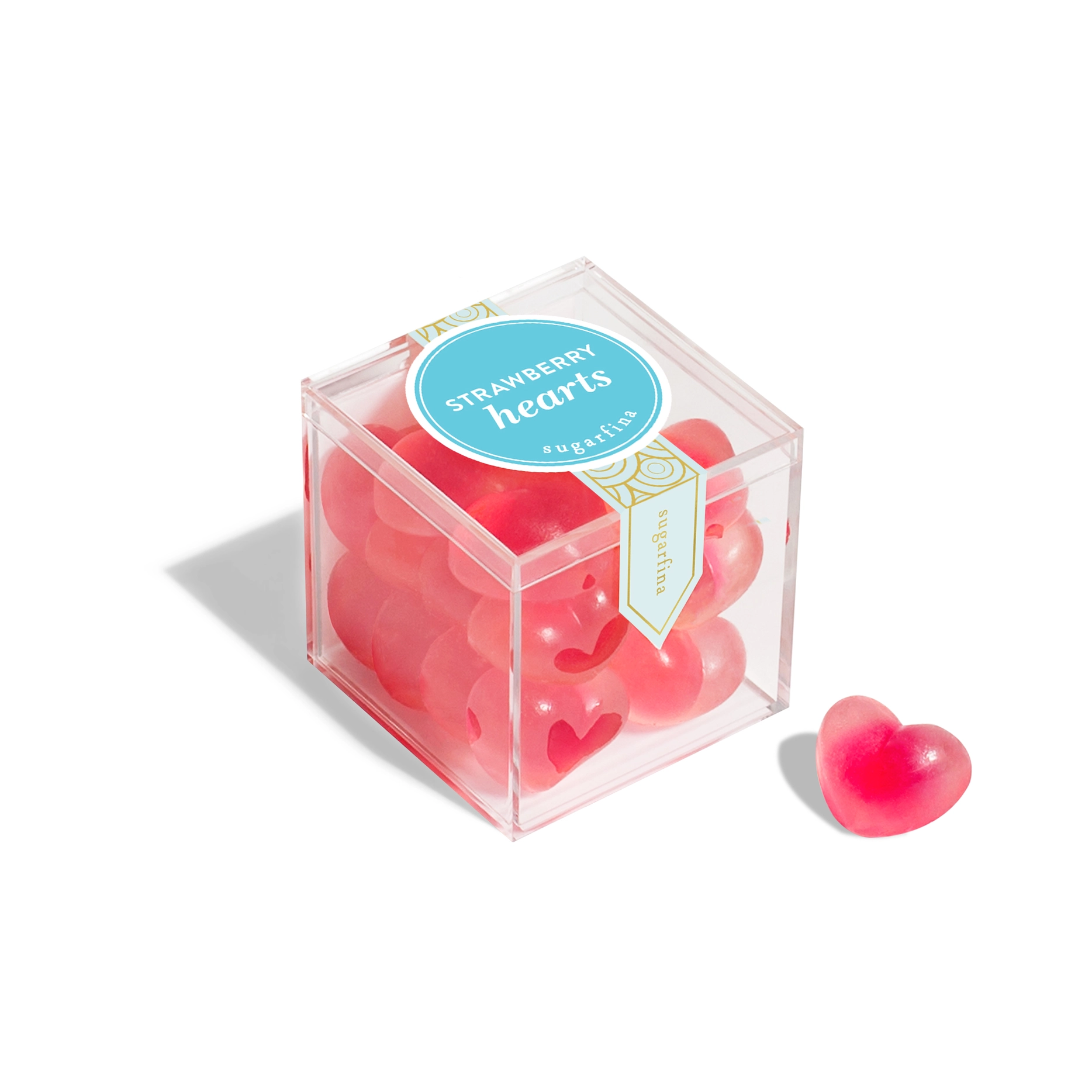 SUGARFINA - Strawberry Hearts - Small Cube