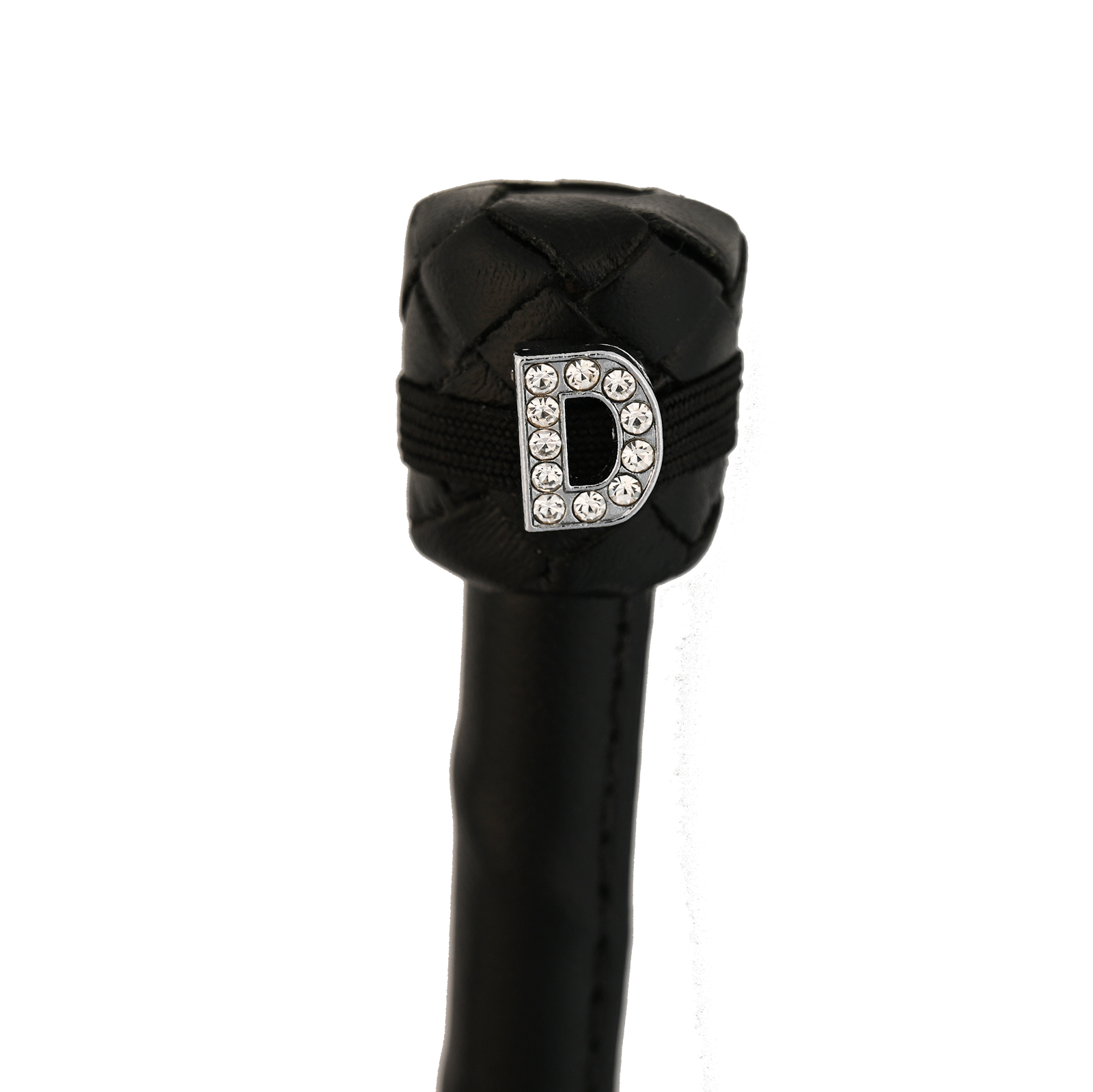 Dubois Cheval Crop Charm - Pave Crystal Silver Letter