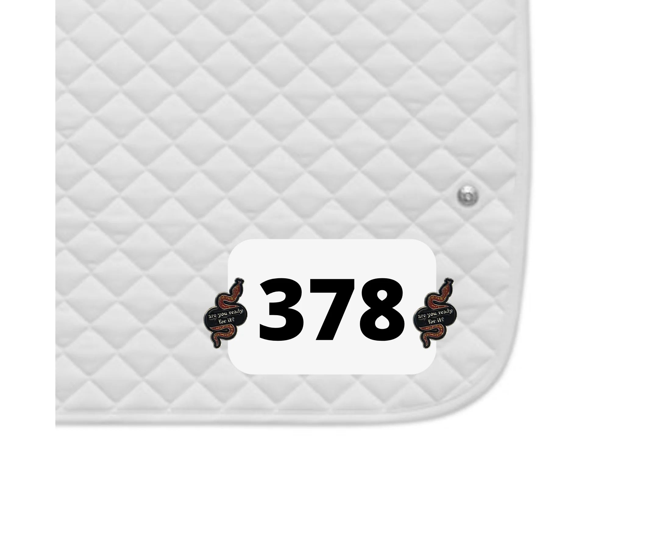 Dubois Cheval Number Pin Charms - Reputation Era