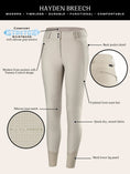 Load image into Gallery viewer, RJ Classics Ladies' Hayden Silicone Knee Patch Breeches

