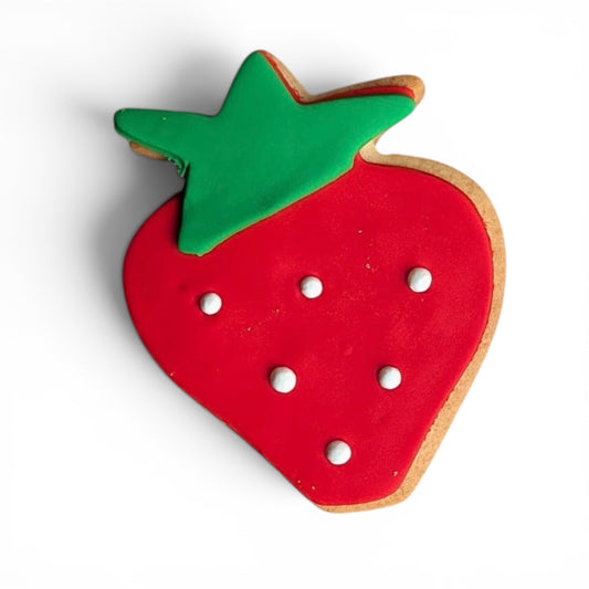 Strawberry - Sprinkles and Sparkles Single Sugar Cookie for Humans