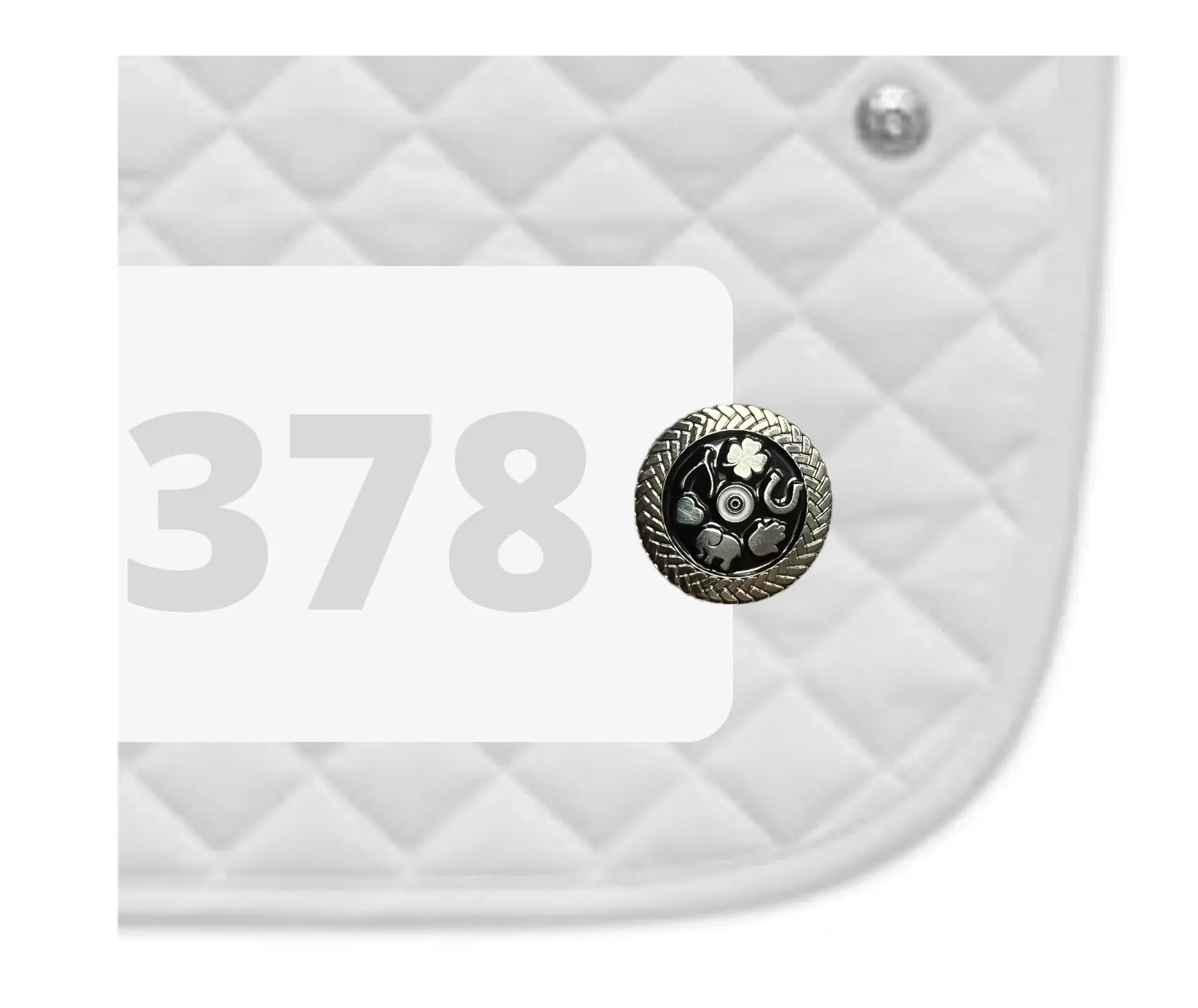 Dubois Cheval Number Pin Charms - Mini Lucky Symbols