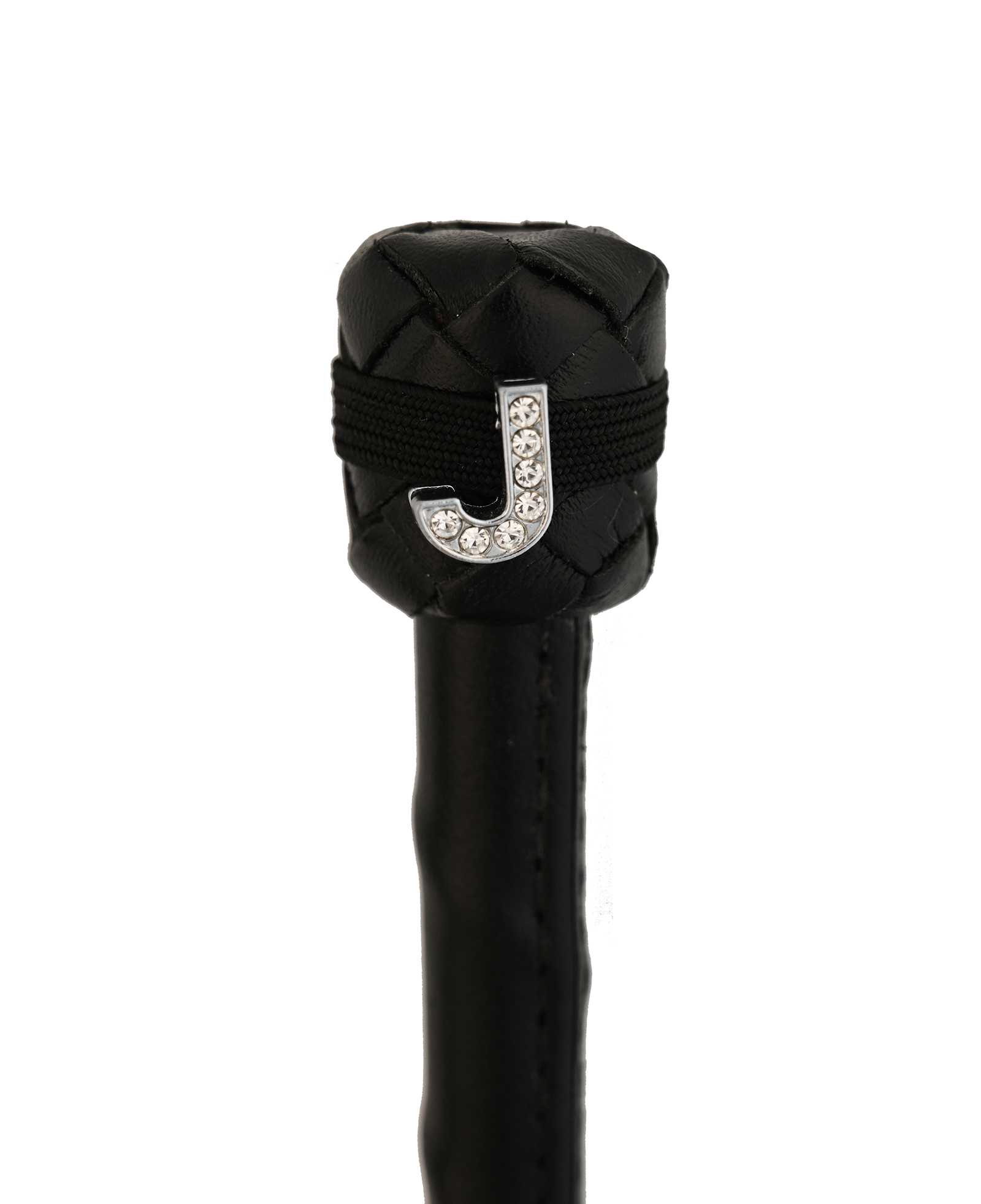 Dubois Cheval Crop Charm - Pave Crystal Silver Letter