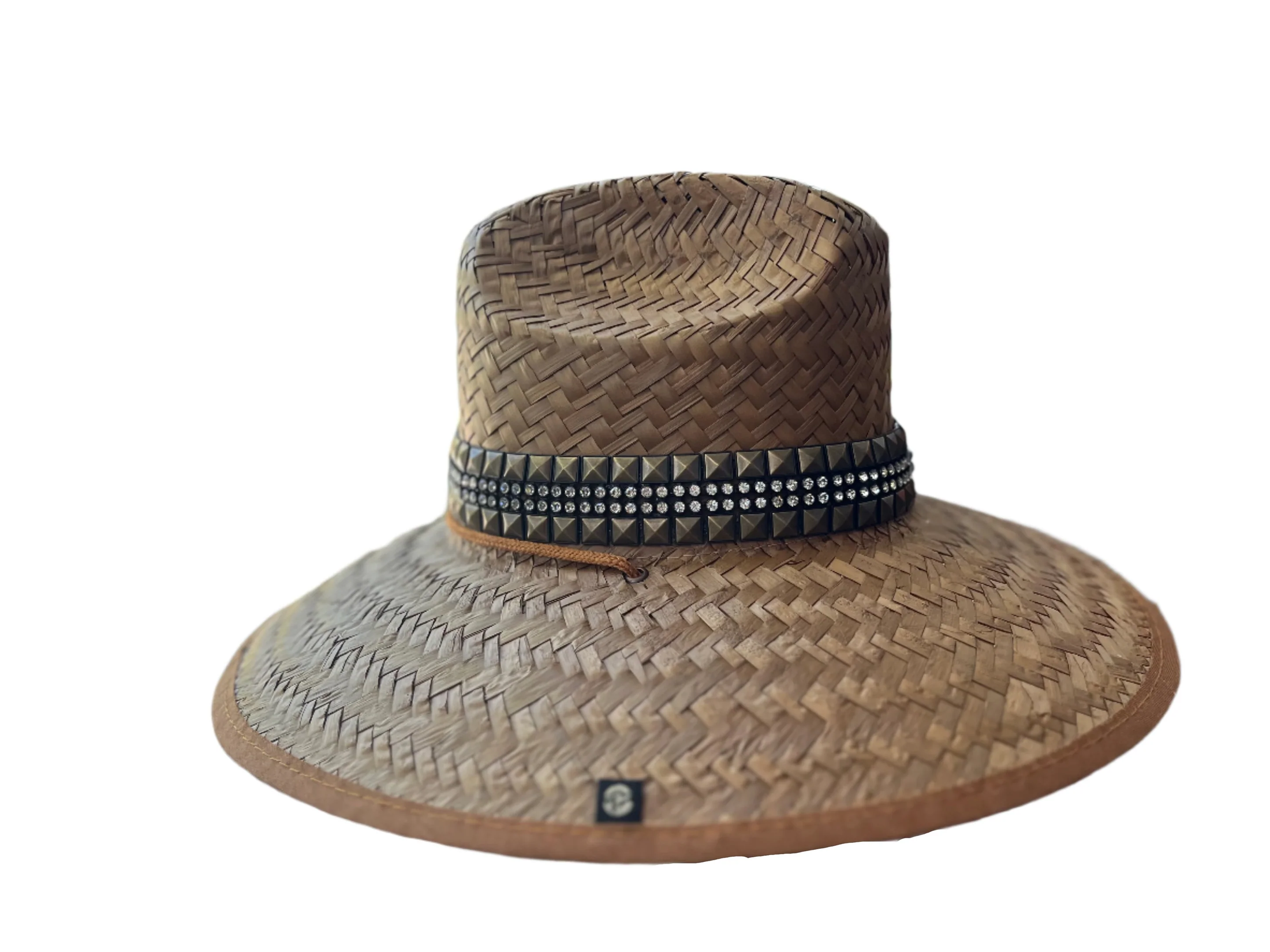 Island Girl Hats - Copper Studs and Diamonds