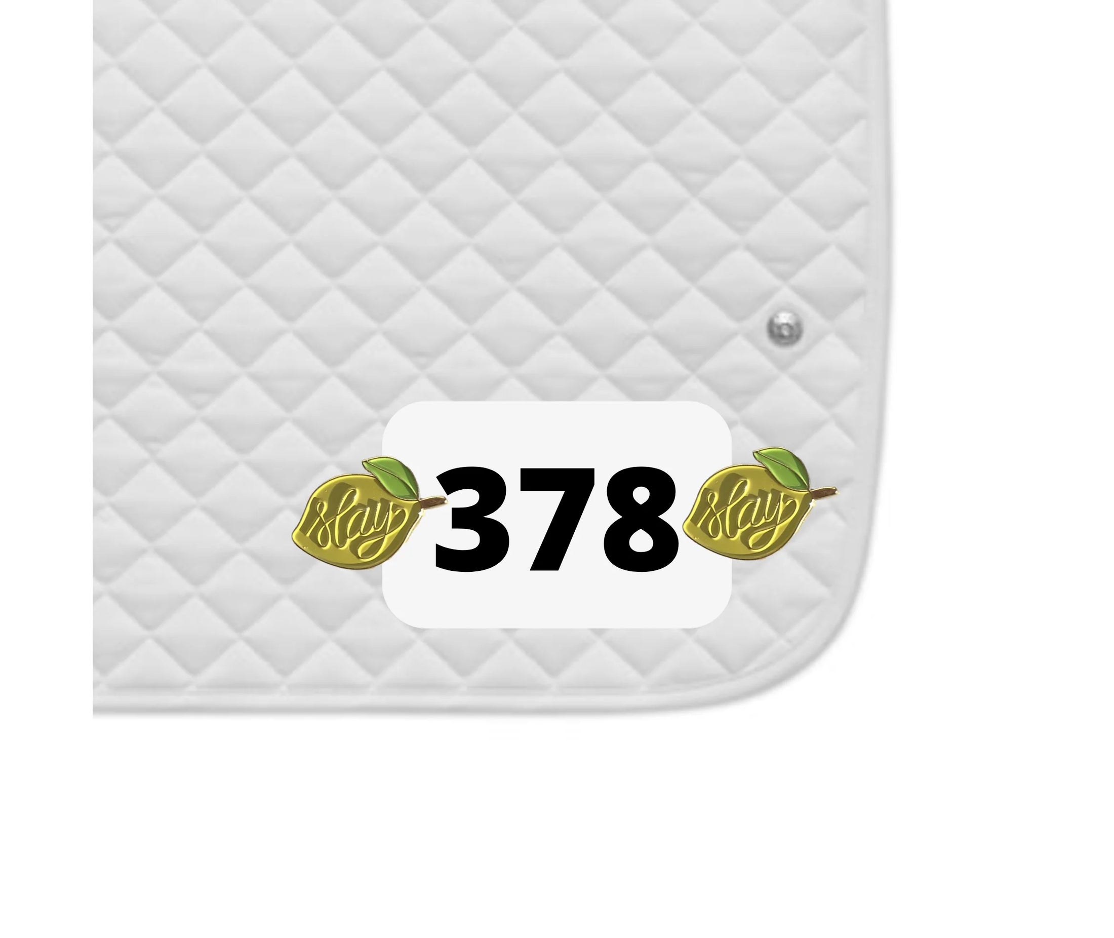 Dubois Cheval Number Pin Charms - Slay Lemonade