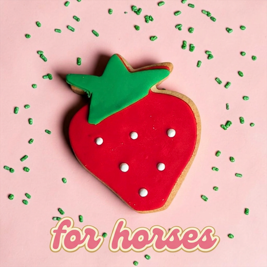 Yummy Strawberry - Sprinkles and Sparkles Single Horse Treat