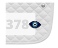 Load image into Gallery viewer, Dubois Cheval Number Pin Charms - Evil Eye
