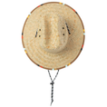 Load image into Gallery viewer, San Diego Hat Good Vibrations - Lifeguard Hat with Brown Striped Under Brim by Hang Ten

