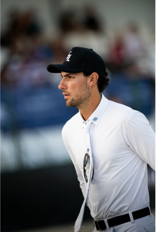 The Bit Equestrian - Men's Long Sleeve Show Shirt - Pier