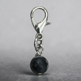 Load image into Gallery viewer, Snowflake Obsidian Protection Charm by Dubois Cheval
