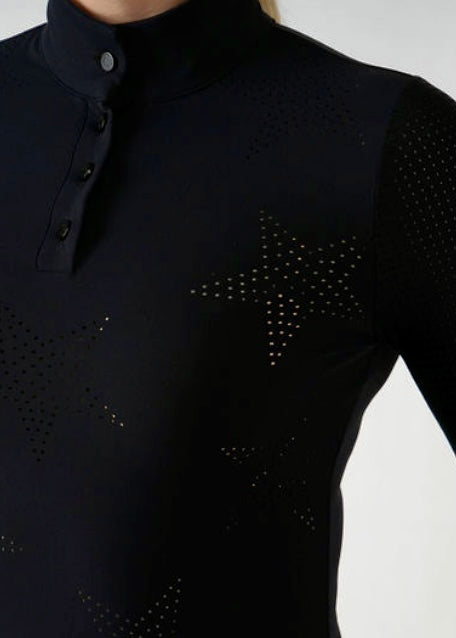 Equestrian Club Star Long Sleeve Riding Shirt