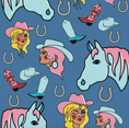 Load image into Gallery viewer, Cowgirl Rodeo - Dreamers & Schemers Pair & A Spare Socks
