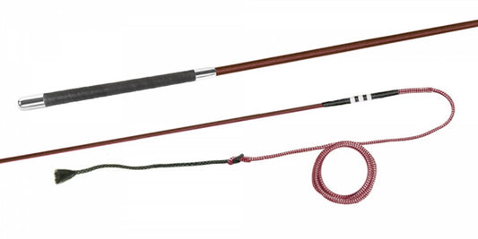 Fleck Lunge Whip Solid Fiberglass Woven Nylon Wrapped Grip