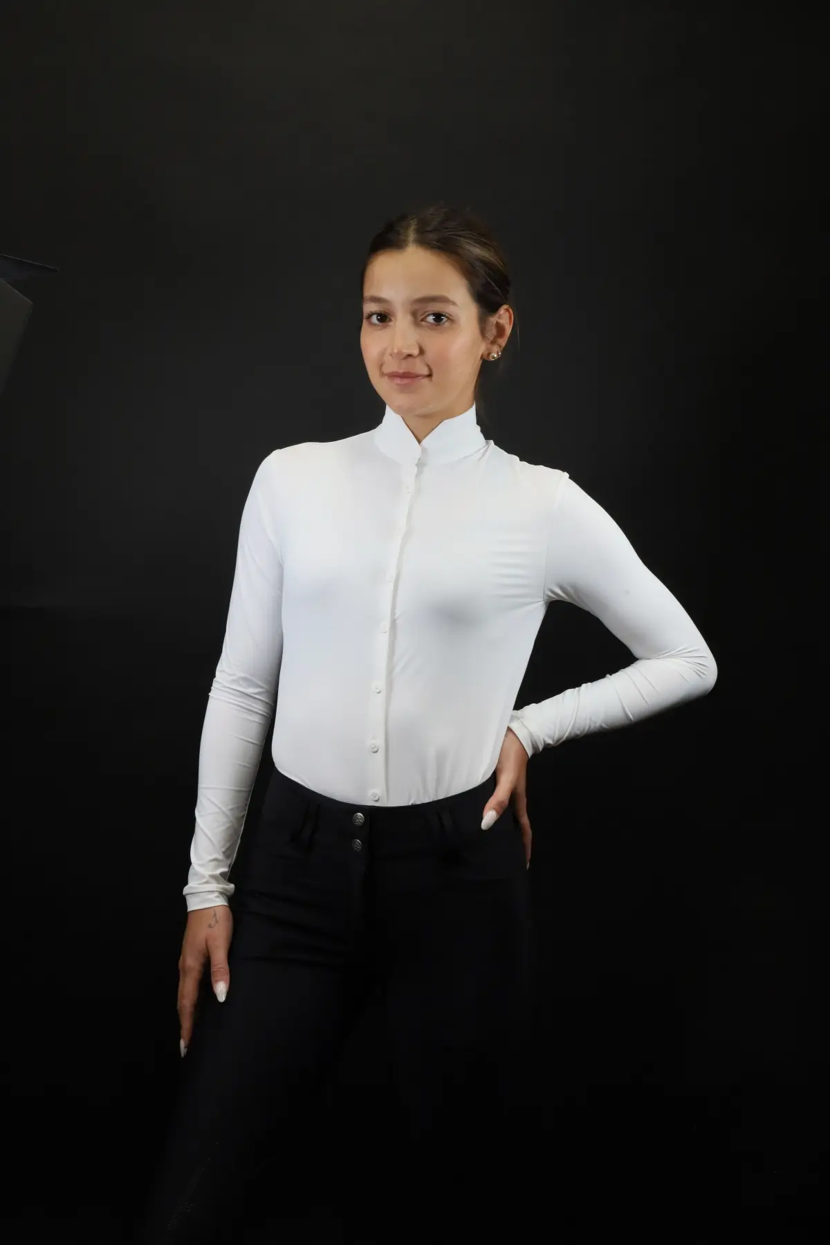 Kismet "Libby" Women's Long Sleeve Show Shirt Full Length Buttons