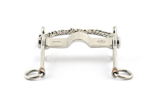 Jump In Flat Reclining Cannon Pelham Bit 125mm