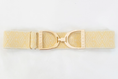 Load image into Gallery viewer, Ellany Elastic Belts Gold Stirrup 1.5"
