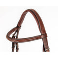 Load image into Gallery viewer, Arc de Triomphe Imperial Bridle w/Raised Fancy Laced Reins Mono
