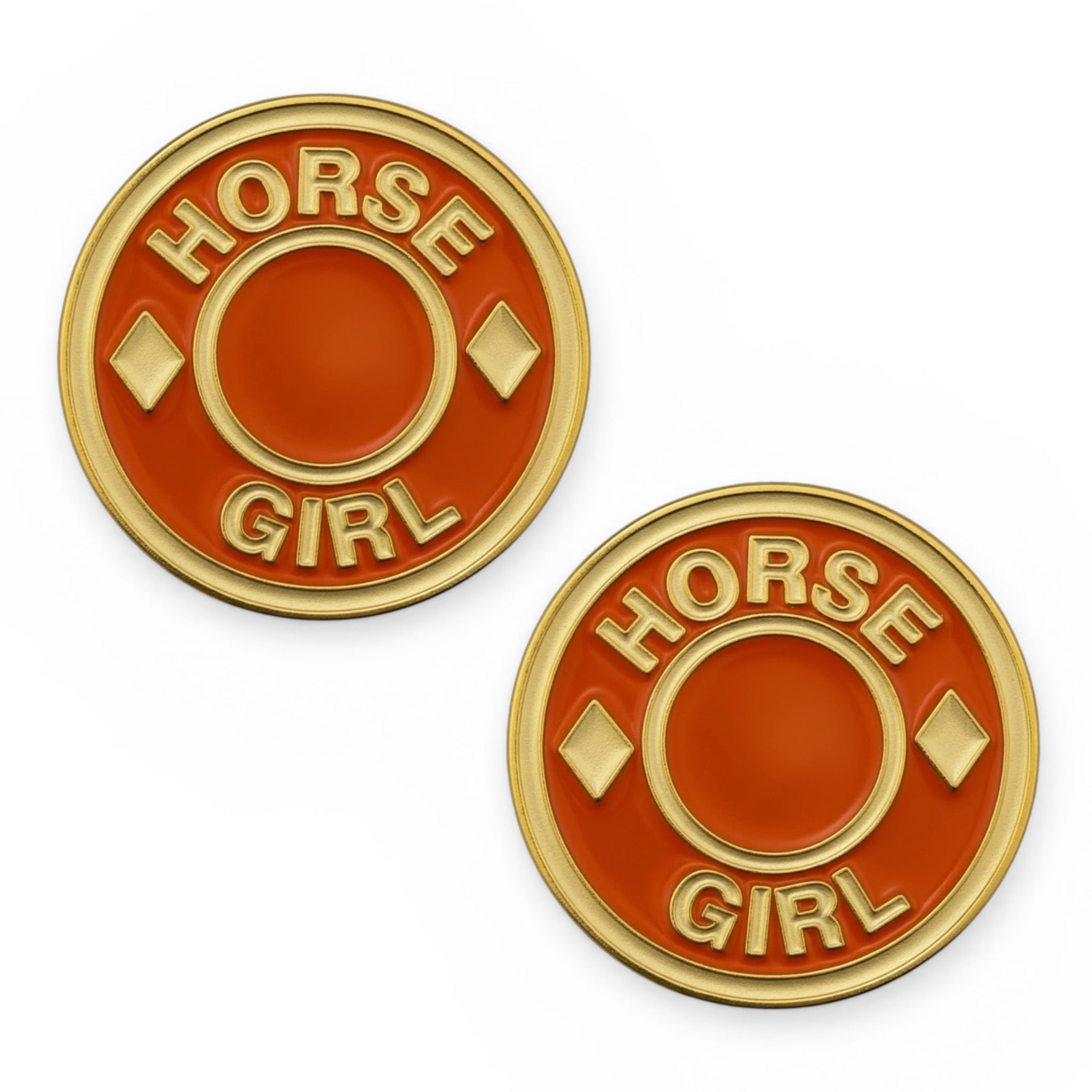 Horse Girl Number Pin Charms by Dubois Cheval