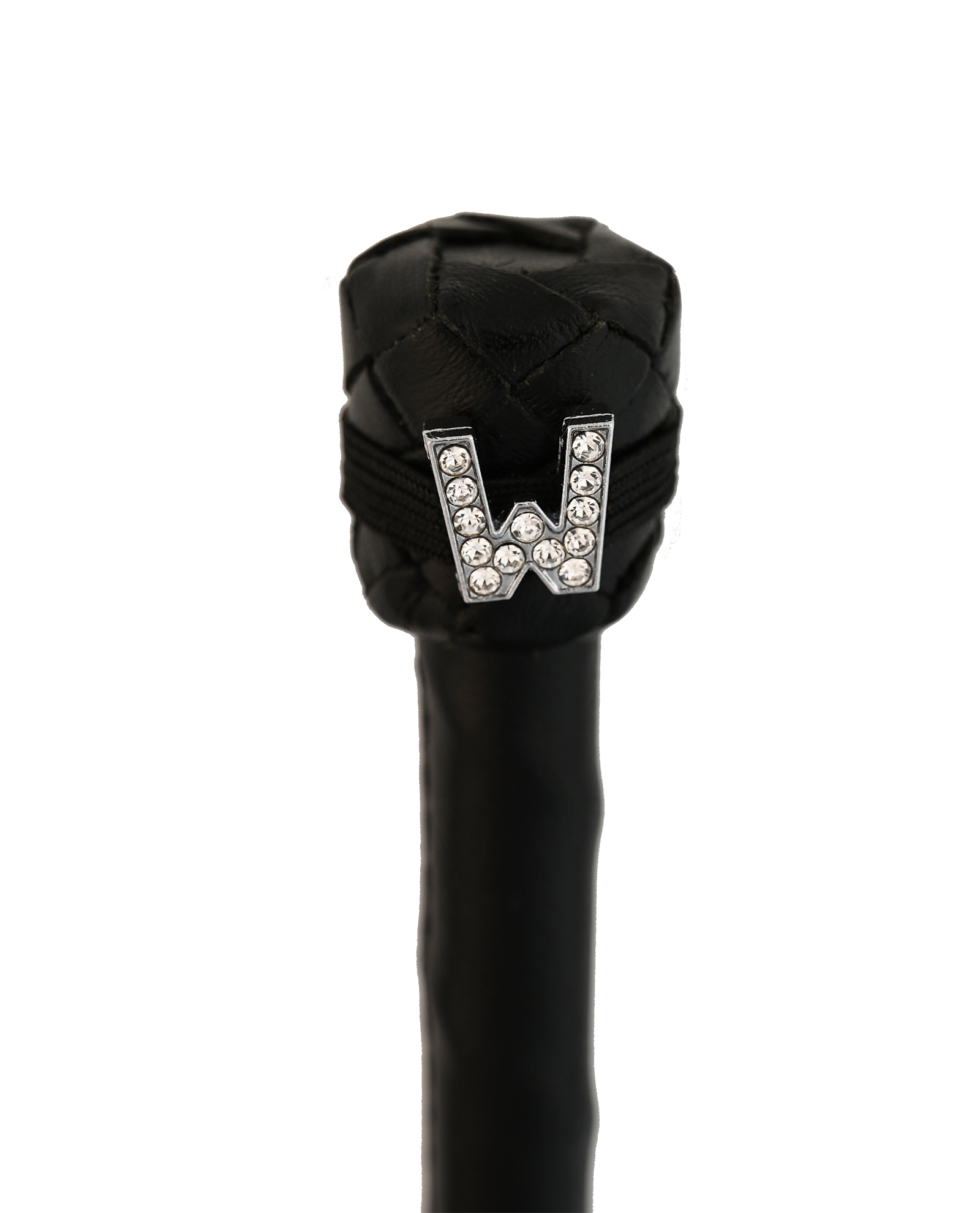 Dubois Cheval Crop Charm - Pave Crystal Silver Letter