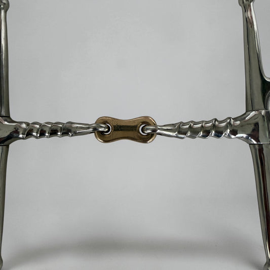 Full Cheek Corkscrew French Link Snaffle - Alorian Custom Bit