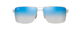 Load image into Gallery viewer, Maui Jim PIHA Matte Silver with Brown-Dual Mirror Blue to Silver Lens Polarized Aviator Sunglasses
