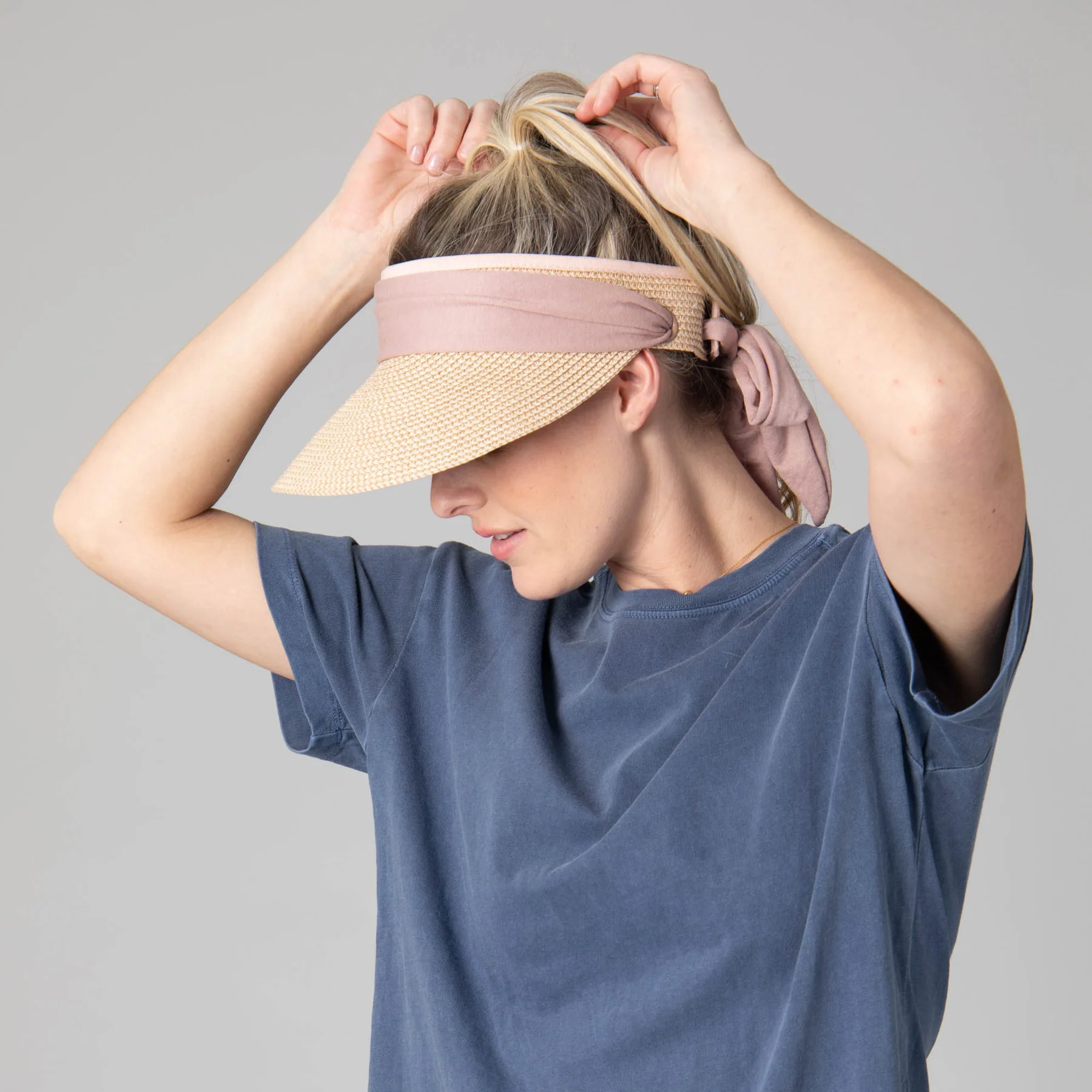 San Diego Hat Crew - Women's Ultrabraid Visor with Wrap Around Tie