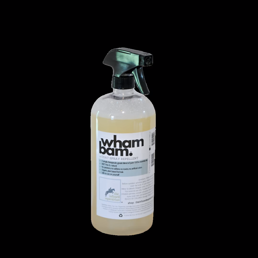 The Infused Equestrian Wham Bam. A Coat Spray Repellent