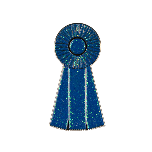 Dubois Cheval Number Pin Charms - Blue Ribbon