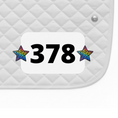 Load image into Gallery viewer, Rainbow Cheetah Number Pin Charms by Dubois Cheval
