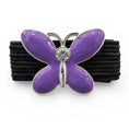 Load image into Gallery viewer, Dubois Cheval Crop Charm - Purple Butterfly
