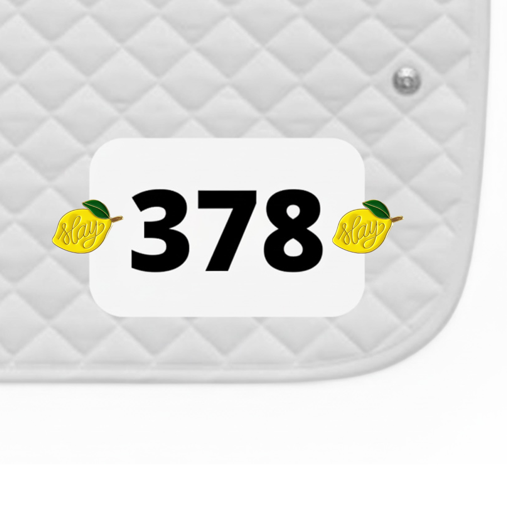 Slay Lemonade Number Pin Charms by Dubois Cheval