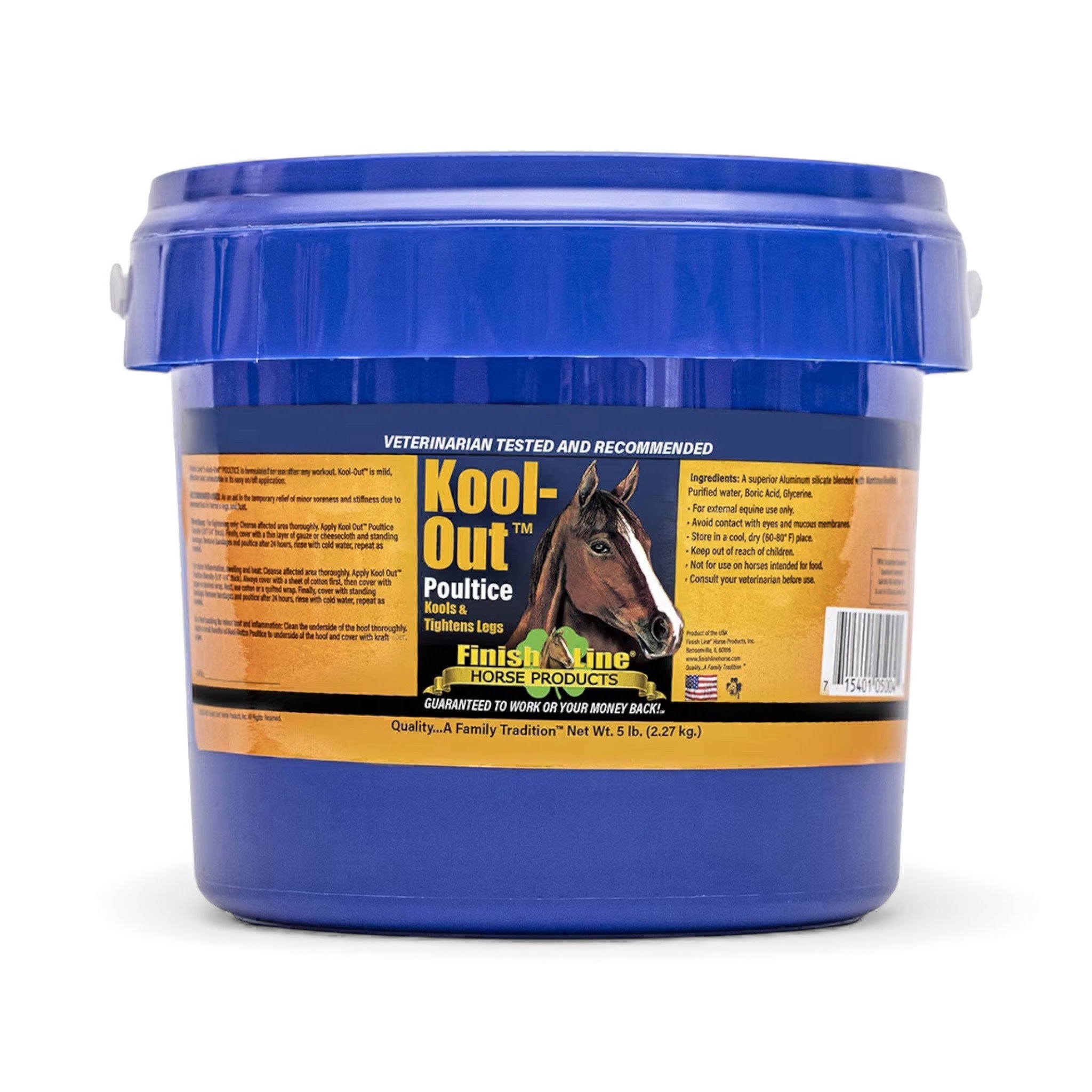 Finish Line KOOL-OUT™ Poultice Non-Medicated – 5 lb Tub