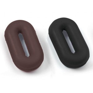 Equi-Essentials Rubber Martingale Ring Brown