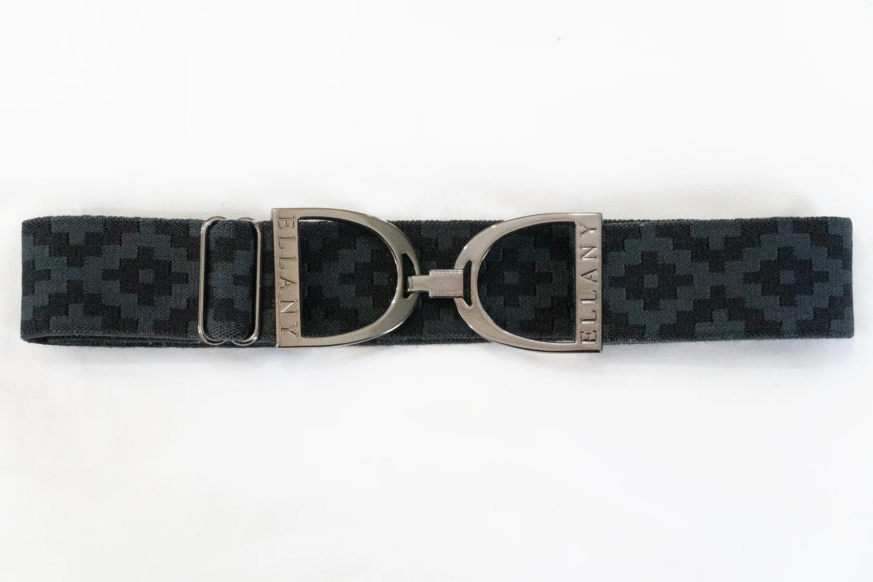 Ellany Elastic Belts Gunmetal  Sitrrup 1.5"