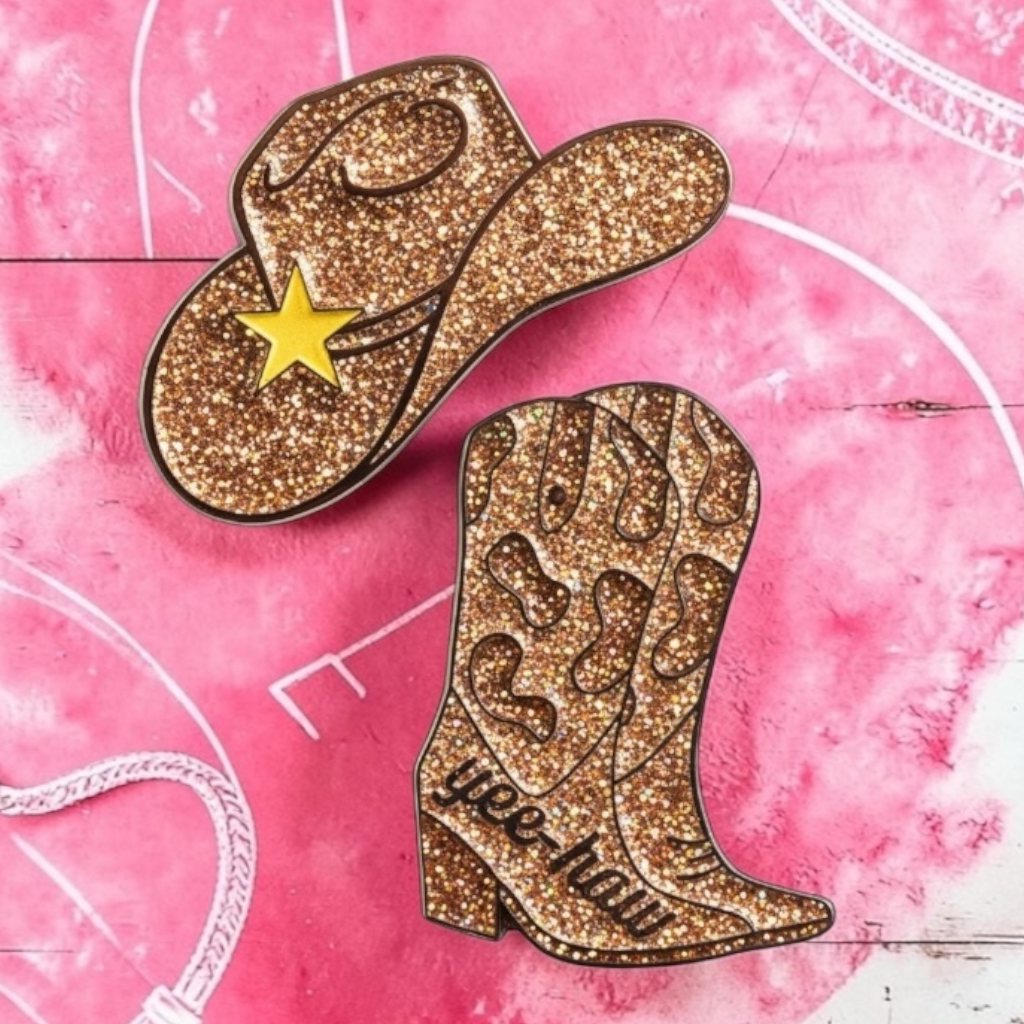 Cowgirl Number Pin Charms by Dubois Cheval