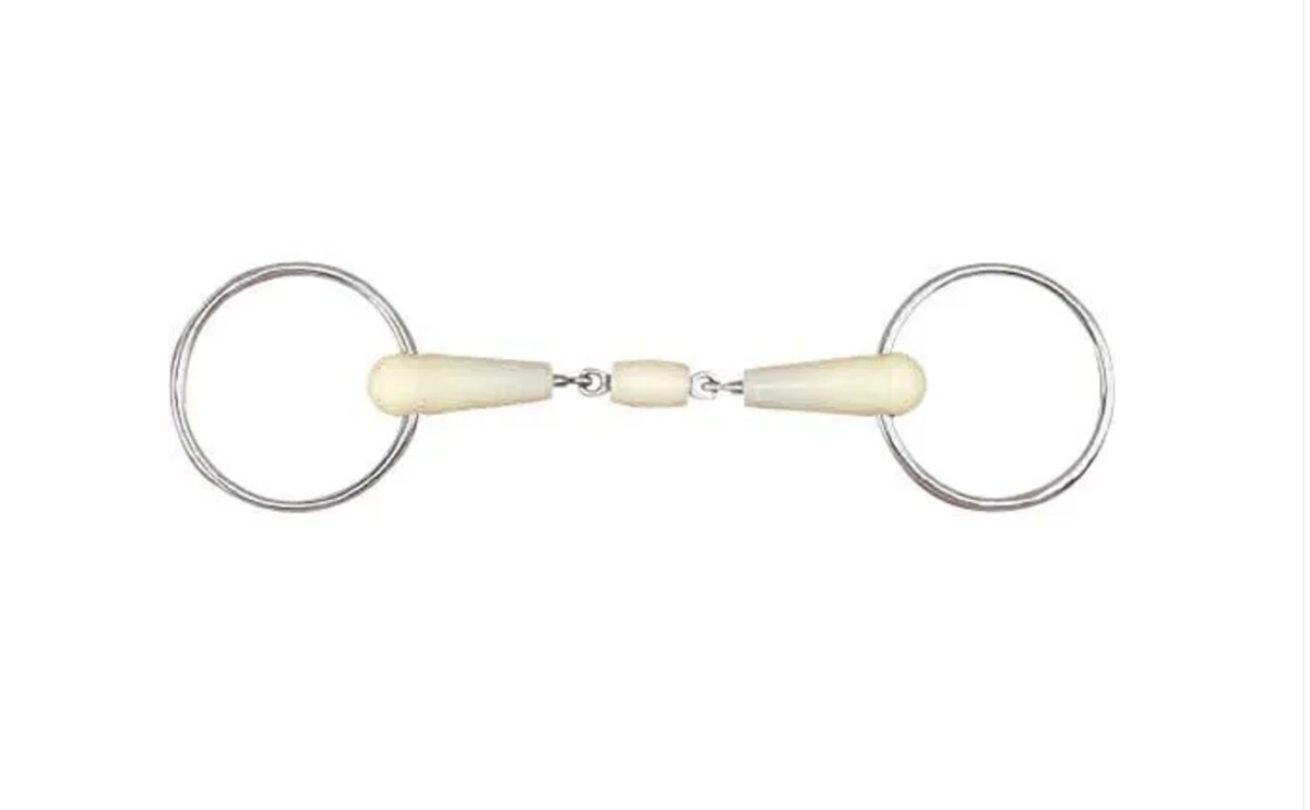 Happy Mouth® Double-Jointed Loose Ring Bit 5"