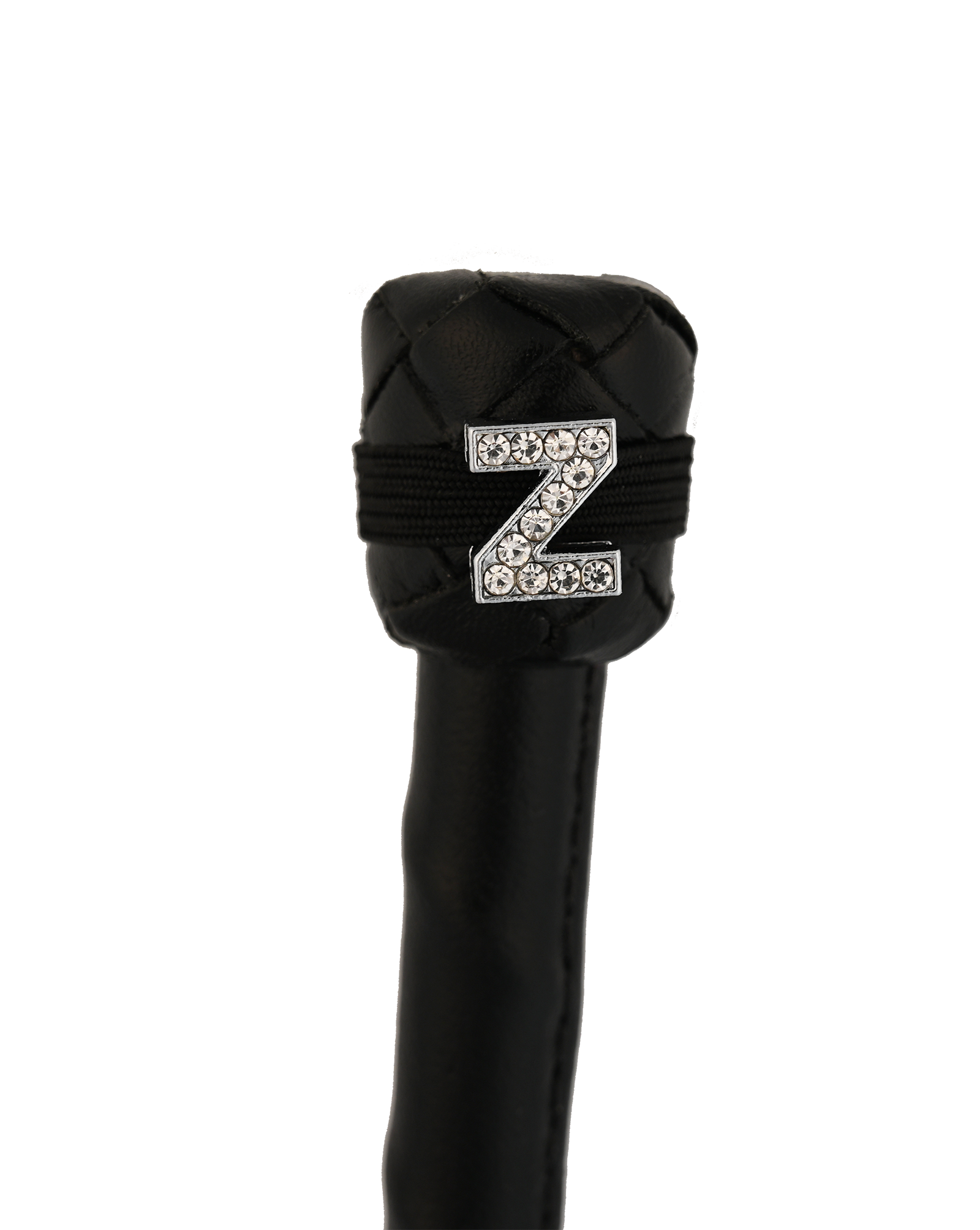 Dubois Cheval Crop Charm - Pave Crystal Silver Letter