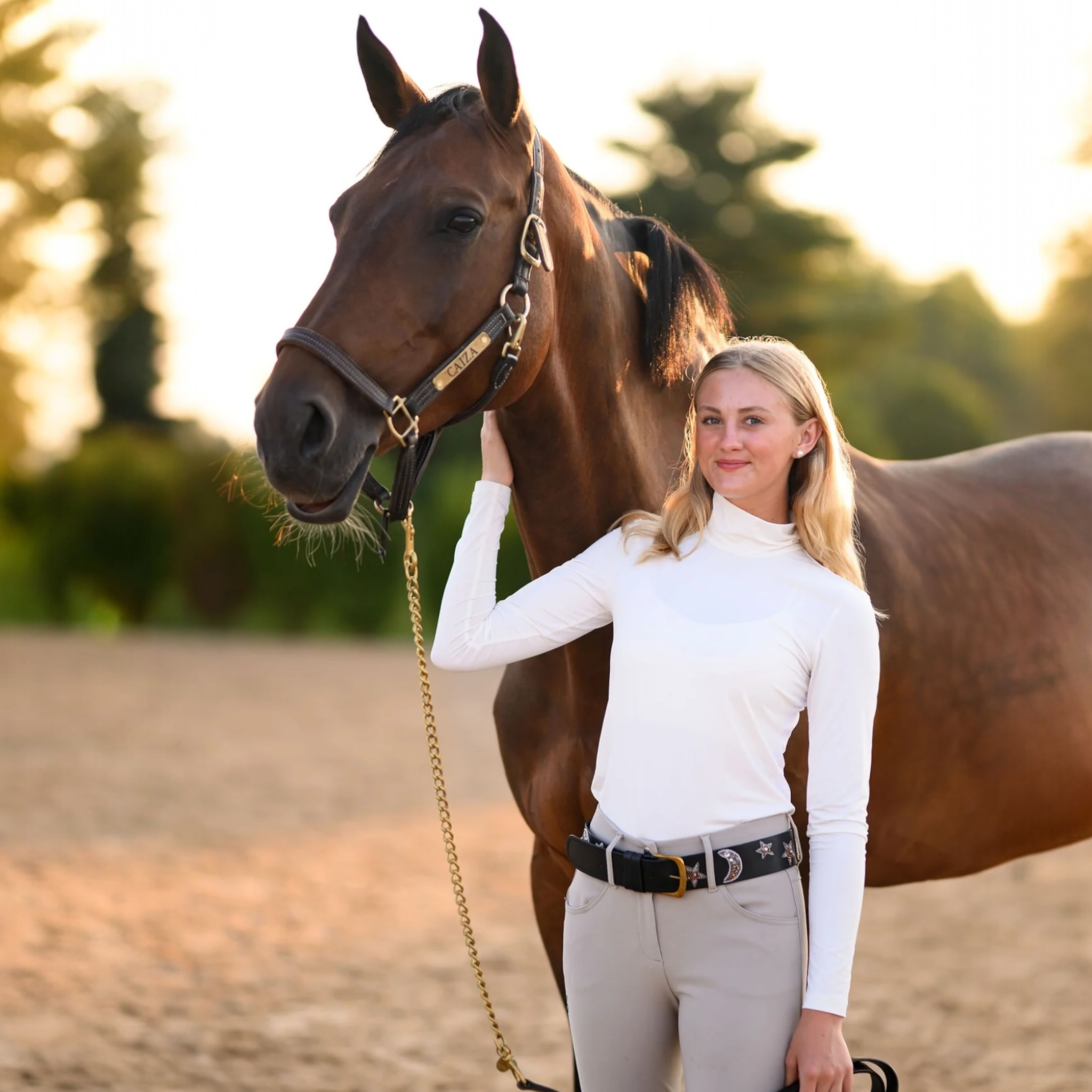 Euphoric Equestrian Otto Long Sleeve Turtleneck