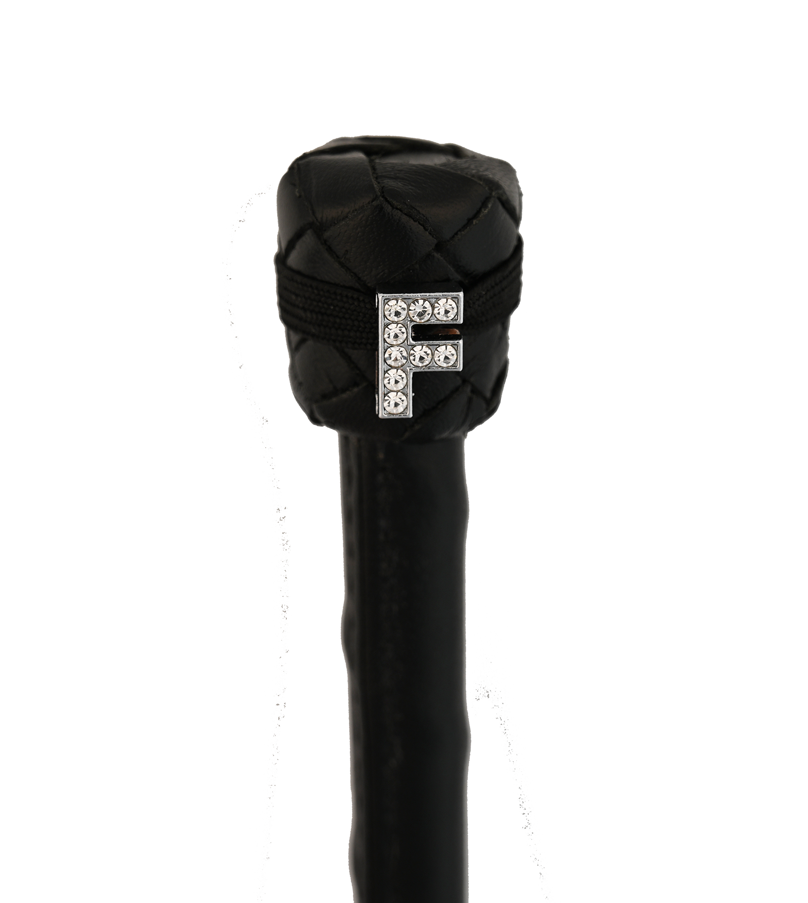 Dubois Cheval Crop Charm - Pave Crystal Silver Letter