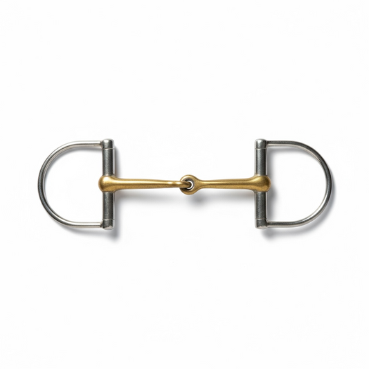 Dee Ring Copper Mouth Snaffle Bit